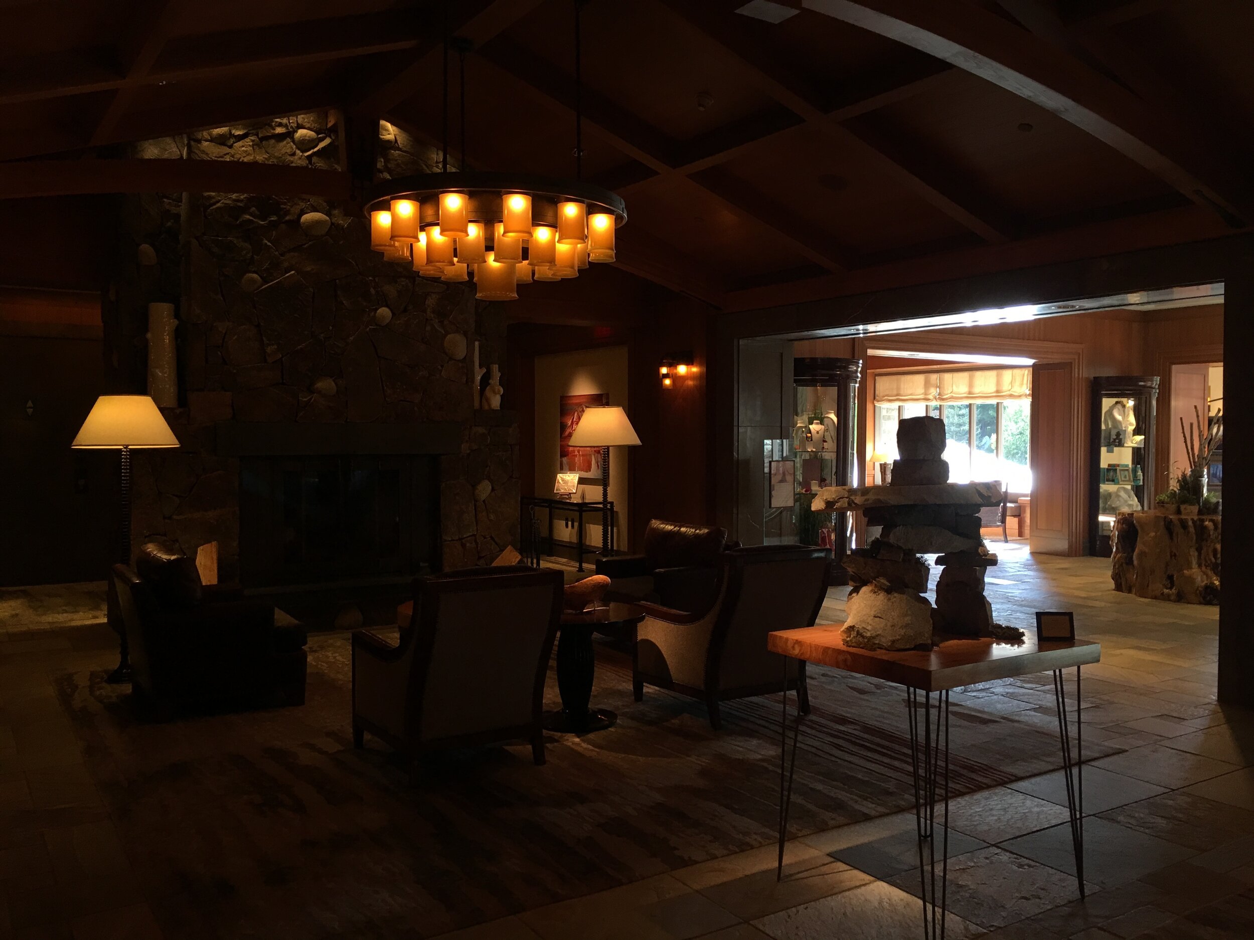 Lobby of the Four Seasons Whistler