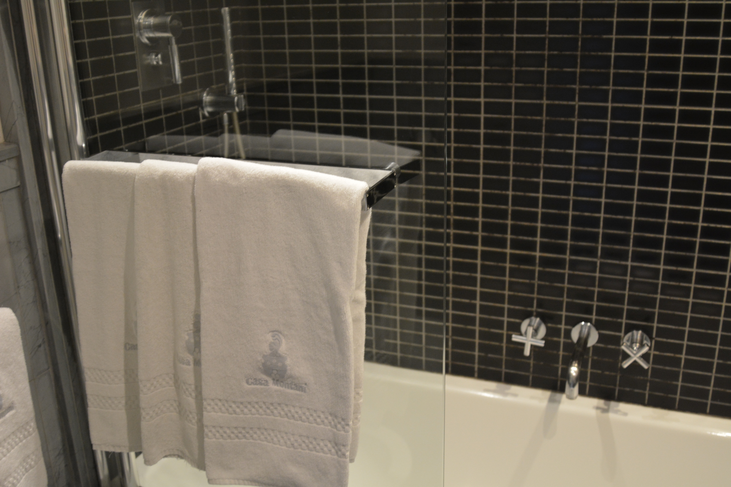 Shower and Casa Montani Towels