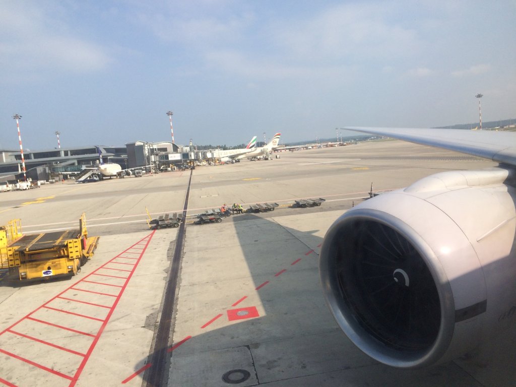 United 777 BusinessFirst (MXP-EWR)